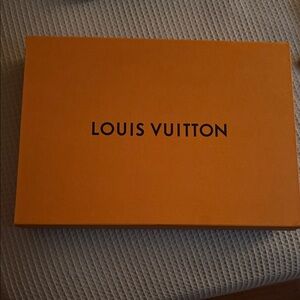 Louis Vuitton Orange Box with Black Logo